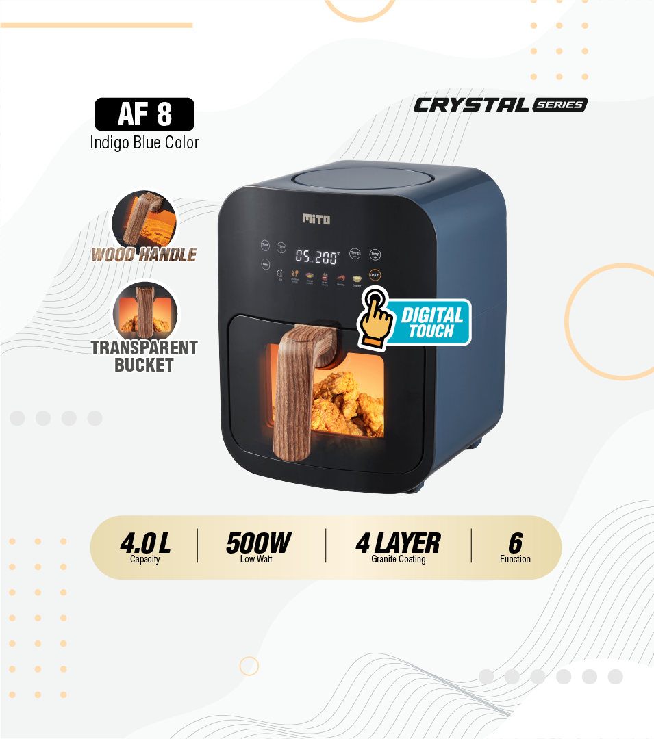 review mito air fryer af8