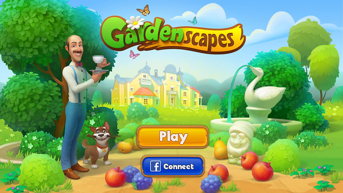 Game Teka-teki Seru Gardenscapes - Desain Taman Impianmu!