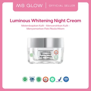 Review Luminous Whitening Night Cream Pencerah Kulit